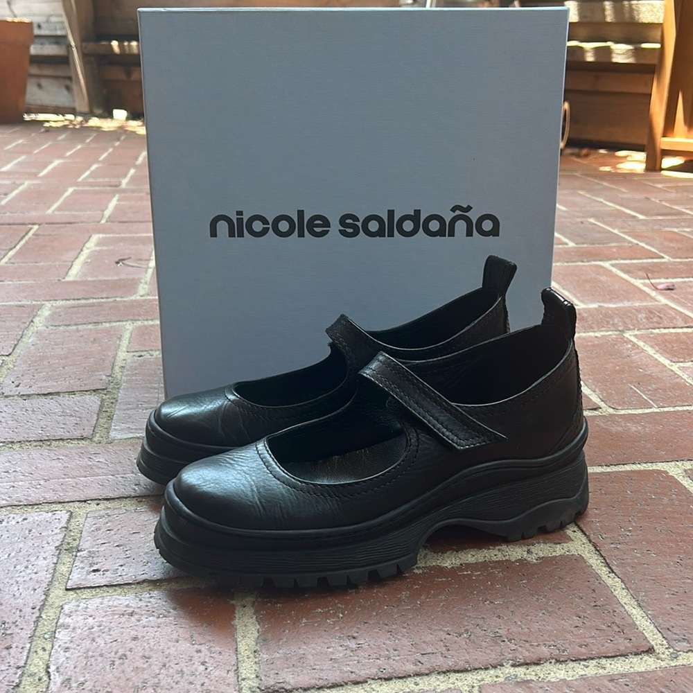 NICOLE SALDAÑA Black Nadia 2.0 Sneakers